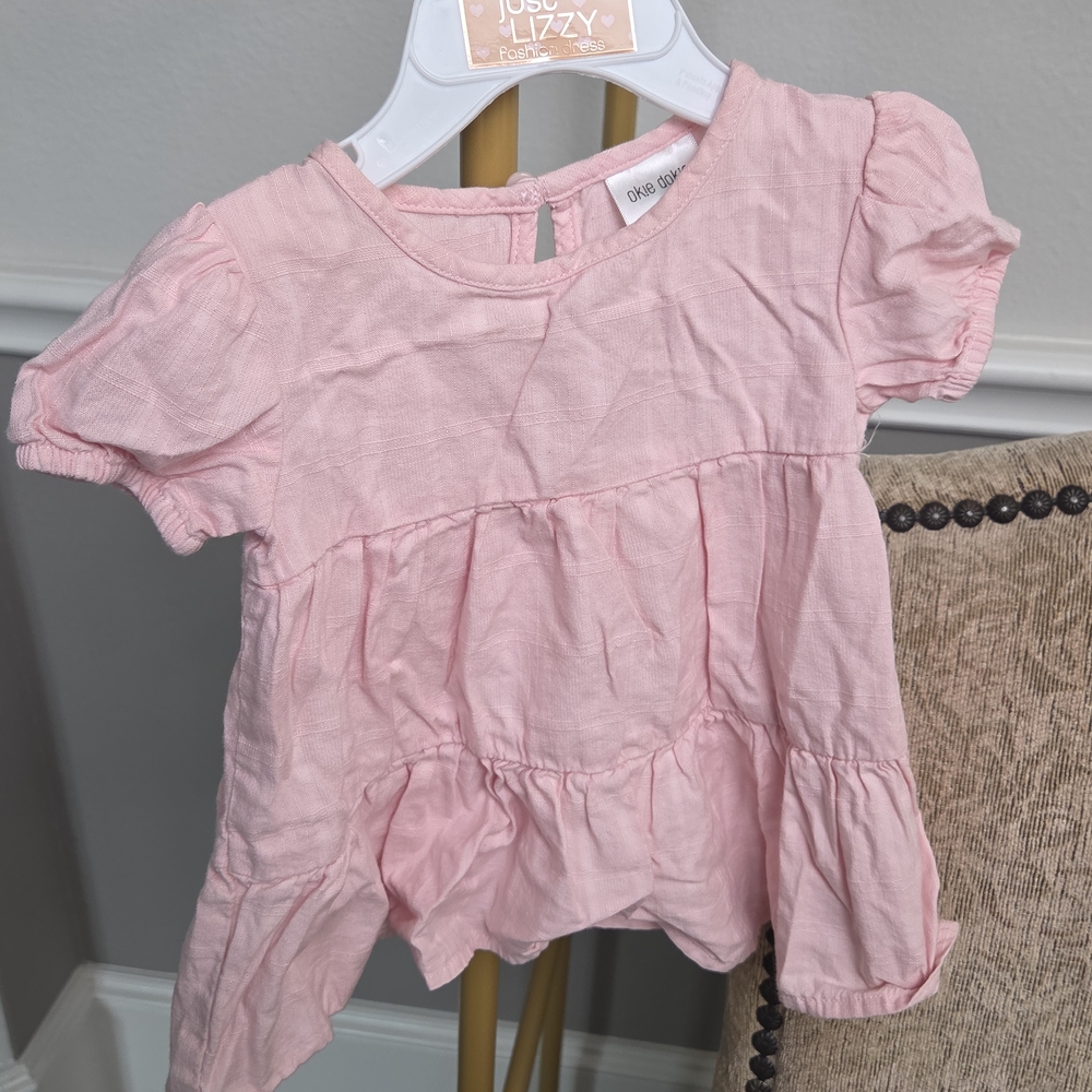 Okie Dokie Light Pink Kids Blouse